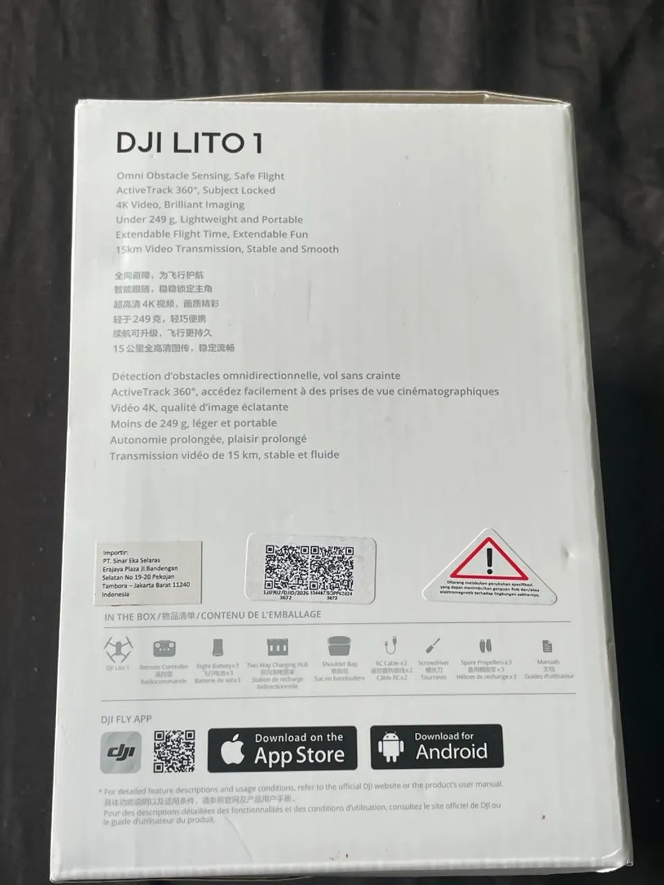 Drone dji lito 1 - fly more combo novo - Foto 2