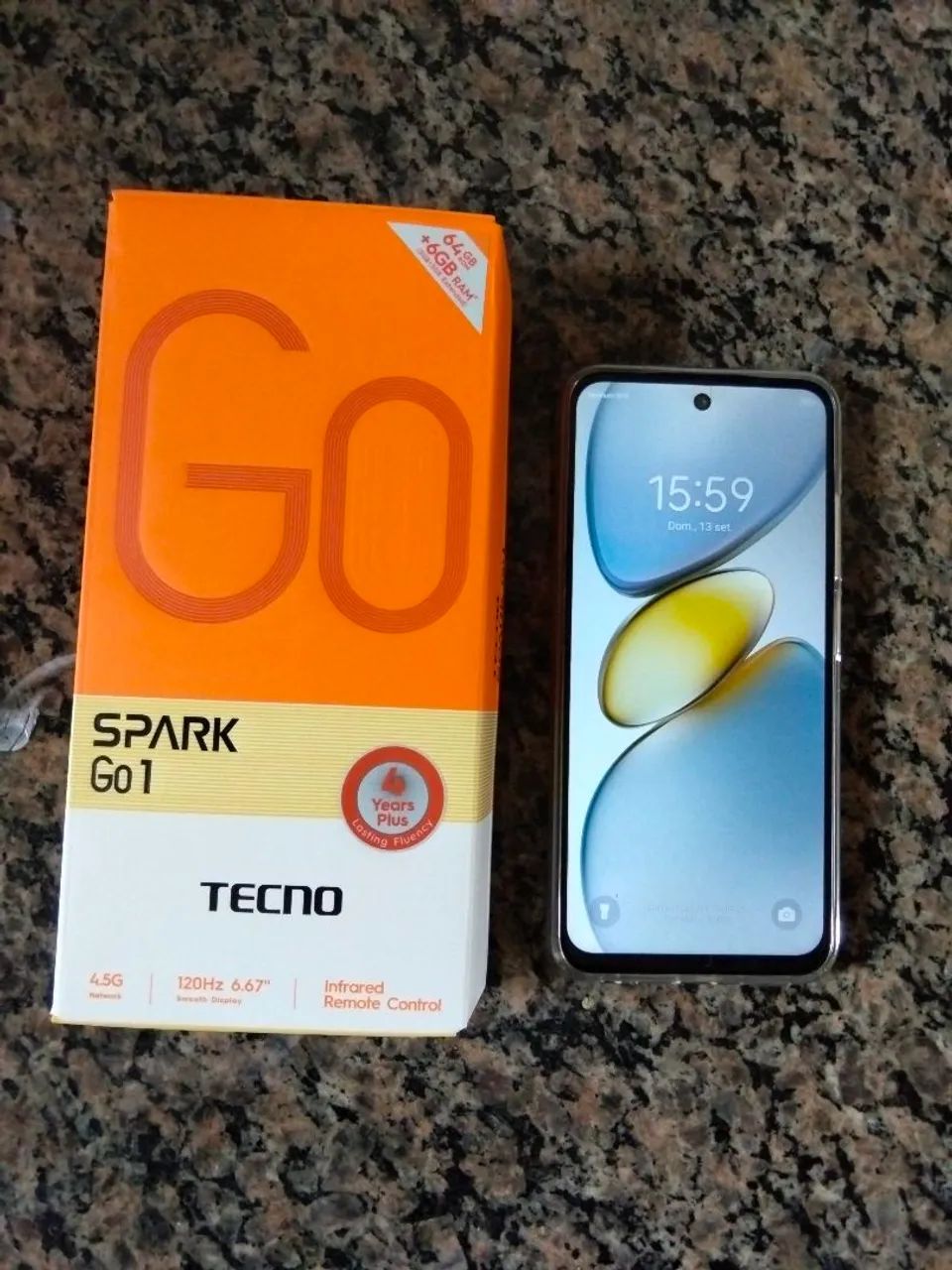 Celular Tecno Spark Go 1s 64GB/3GB+3GB - Foto 5