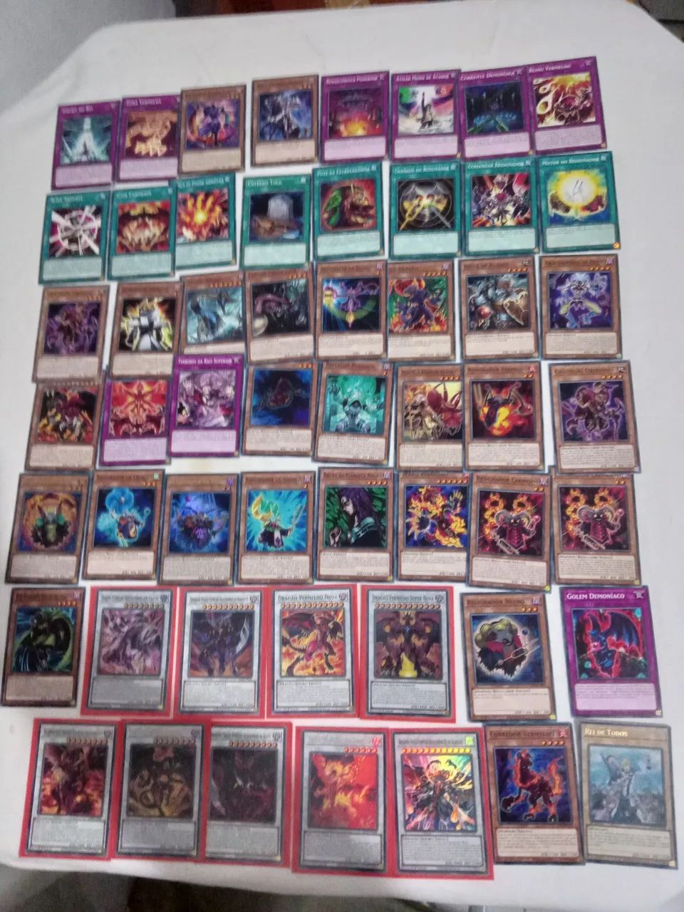 Yugioh Deck Rei Carmesim 