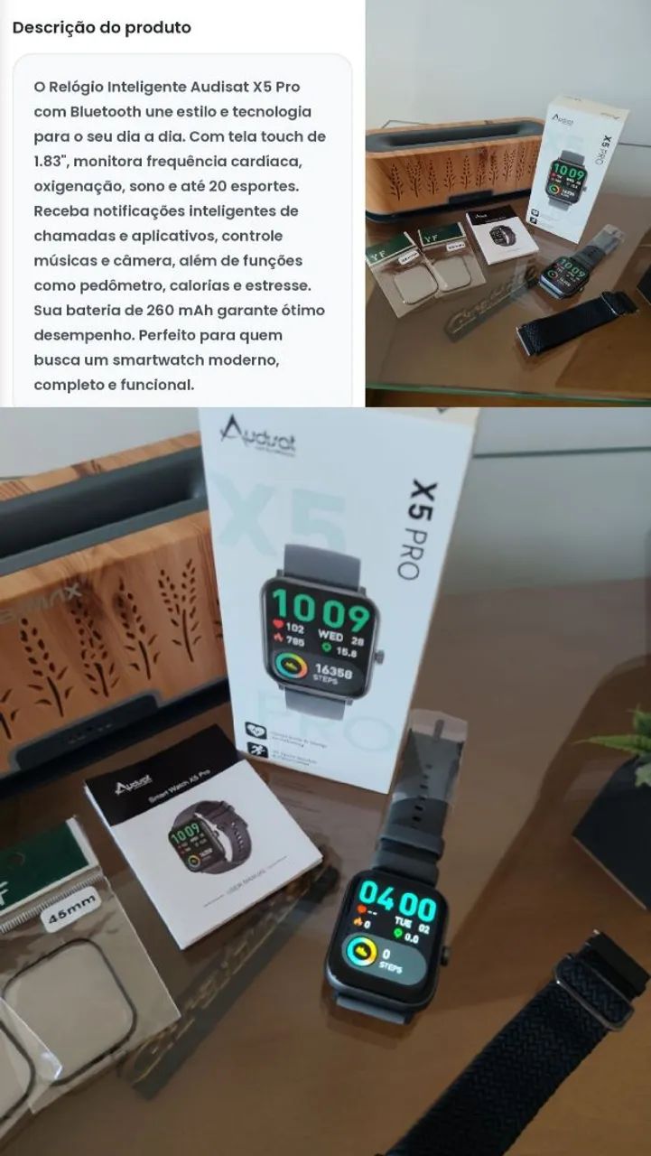 Relógio Audisat X5 Pro (Novo) - Foto 2