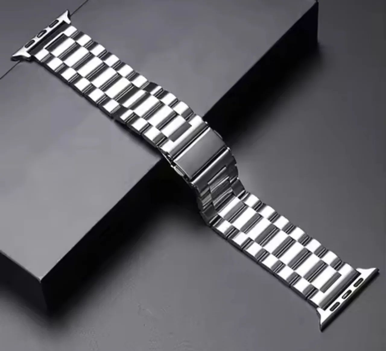 Pulseira para apple watch de aço inox elegante 