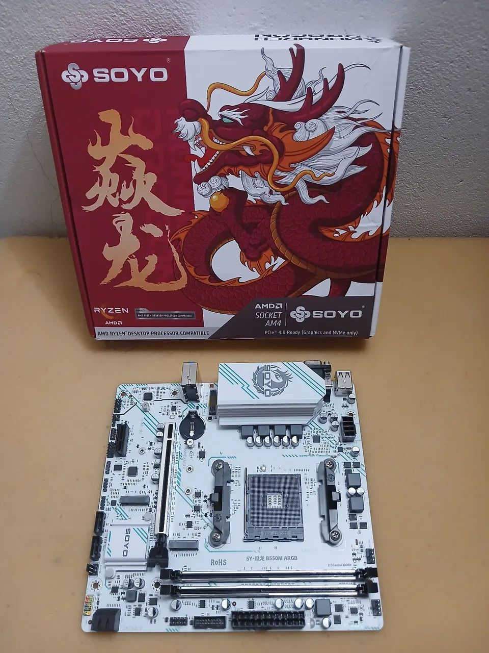 Placa mae B550 White. - Foto 3