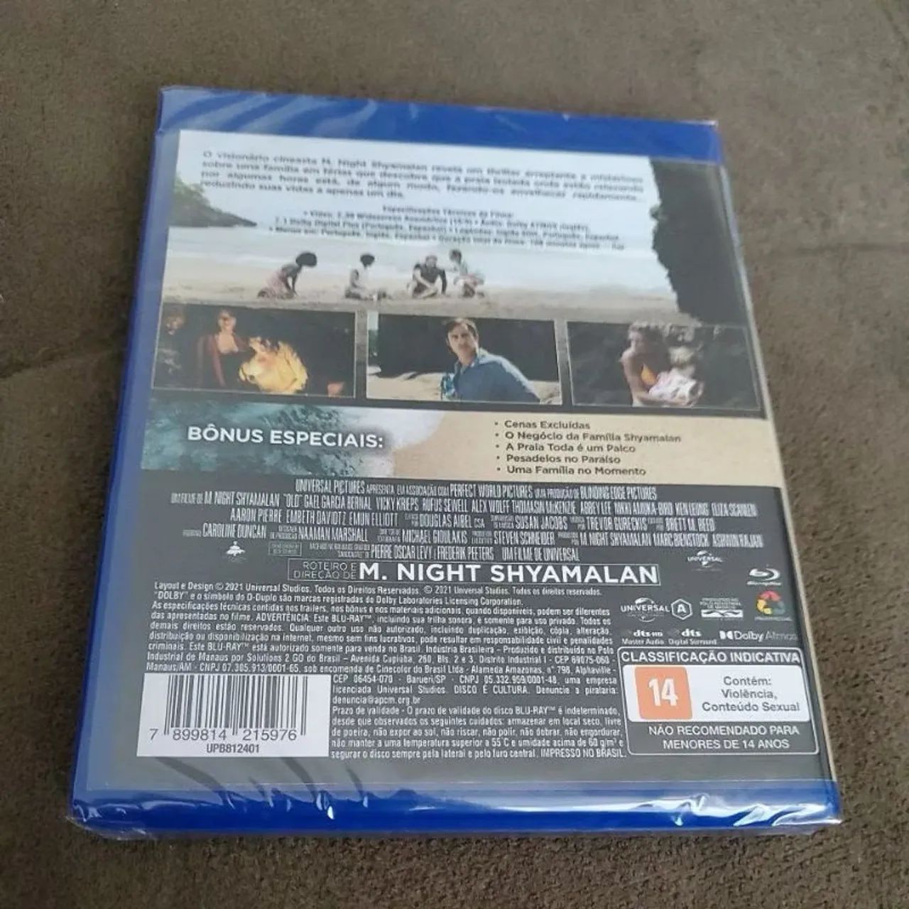 BLU-RAY TEMPO M. NIGHT SHYAMALAN (LACRADO E ORIGINAL) - Foto 2
