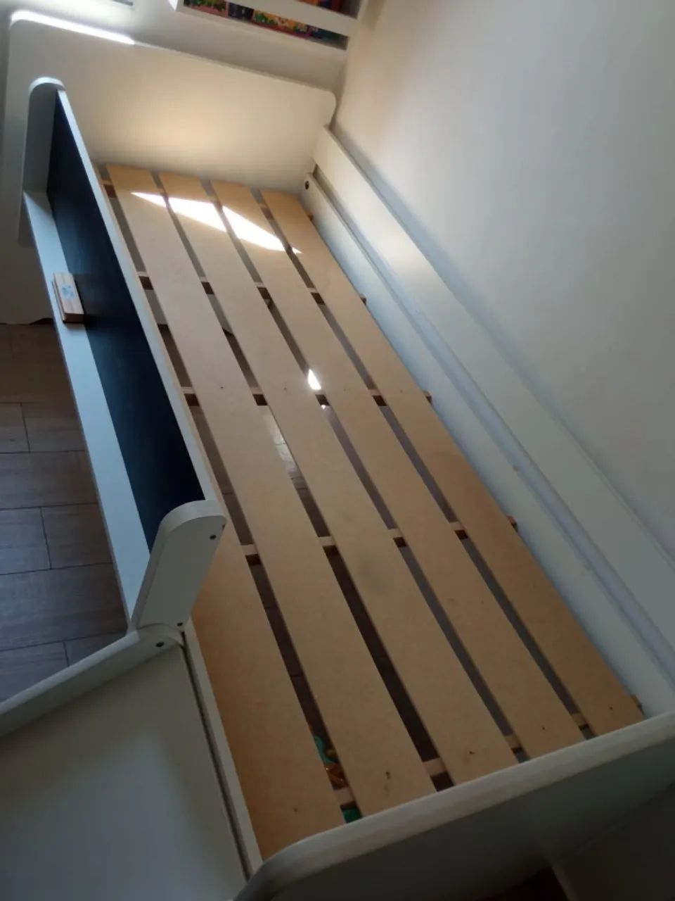 Cama infantil com escorregador e lousa. + Colchão - Foto 4
