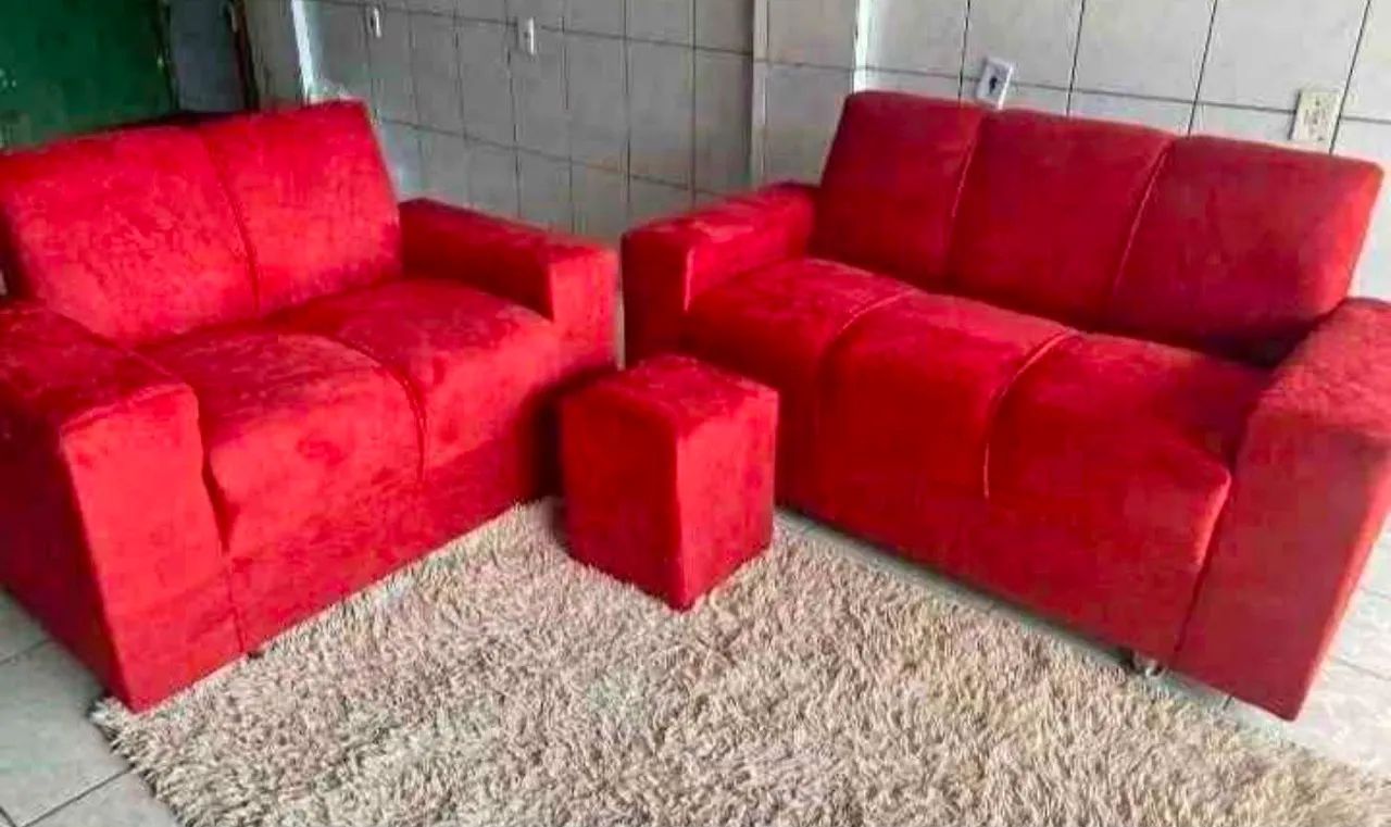 Conjunto de Sofá & Sofas Unitário com Puff  - Foto 4