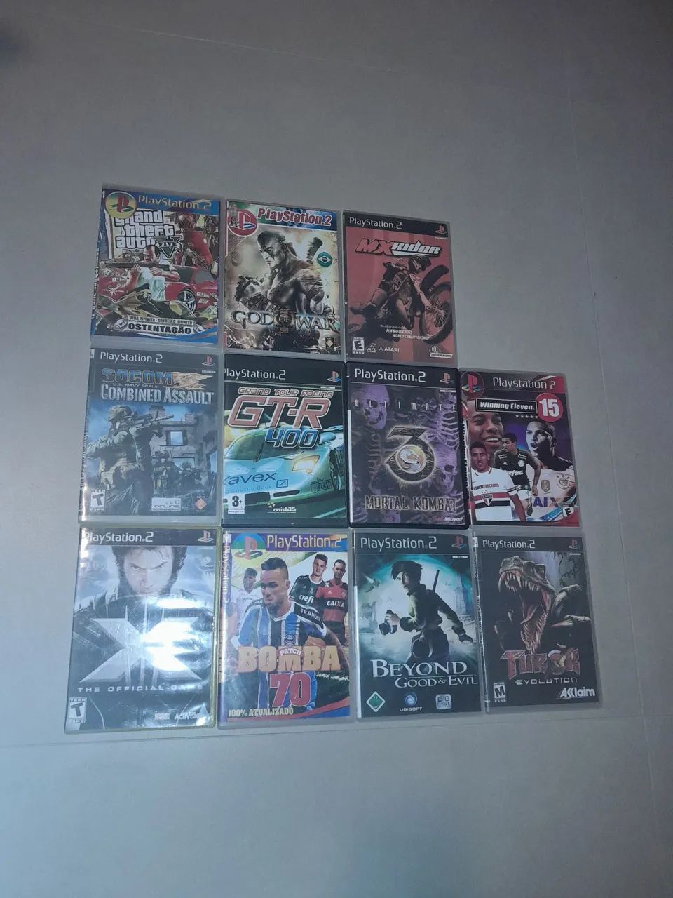 Lote jogos ps2