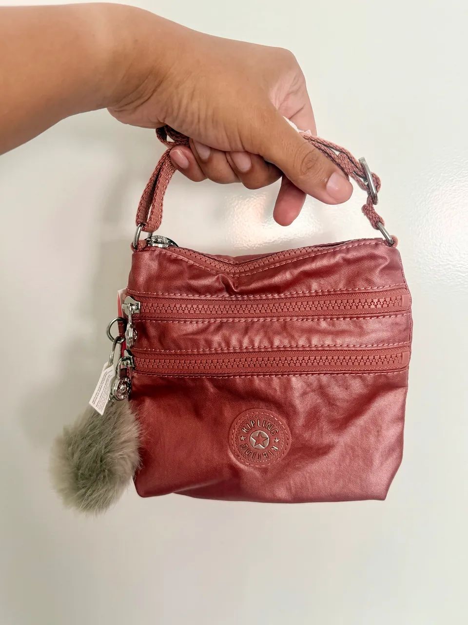 -  Bolsa kipling Alvar XS Metallic Maple - Foto 3