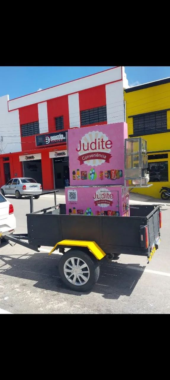 Carrinho de lanches e bomboniere com rodas - Foto 2
