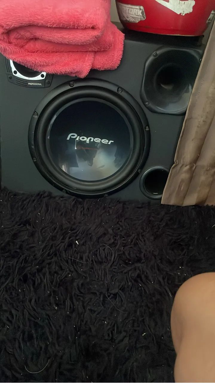 Caixas de som montada com módulo instalados!!!
