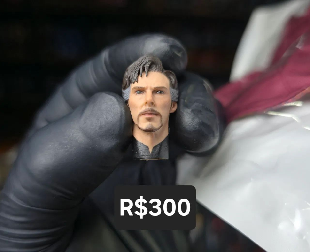 Head e capa Dr Strange Manipple para SH Figuarts