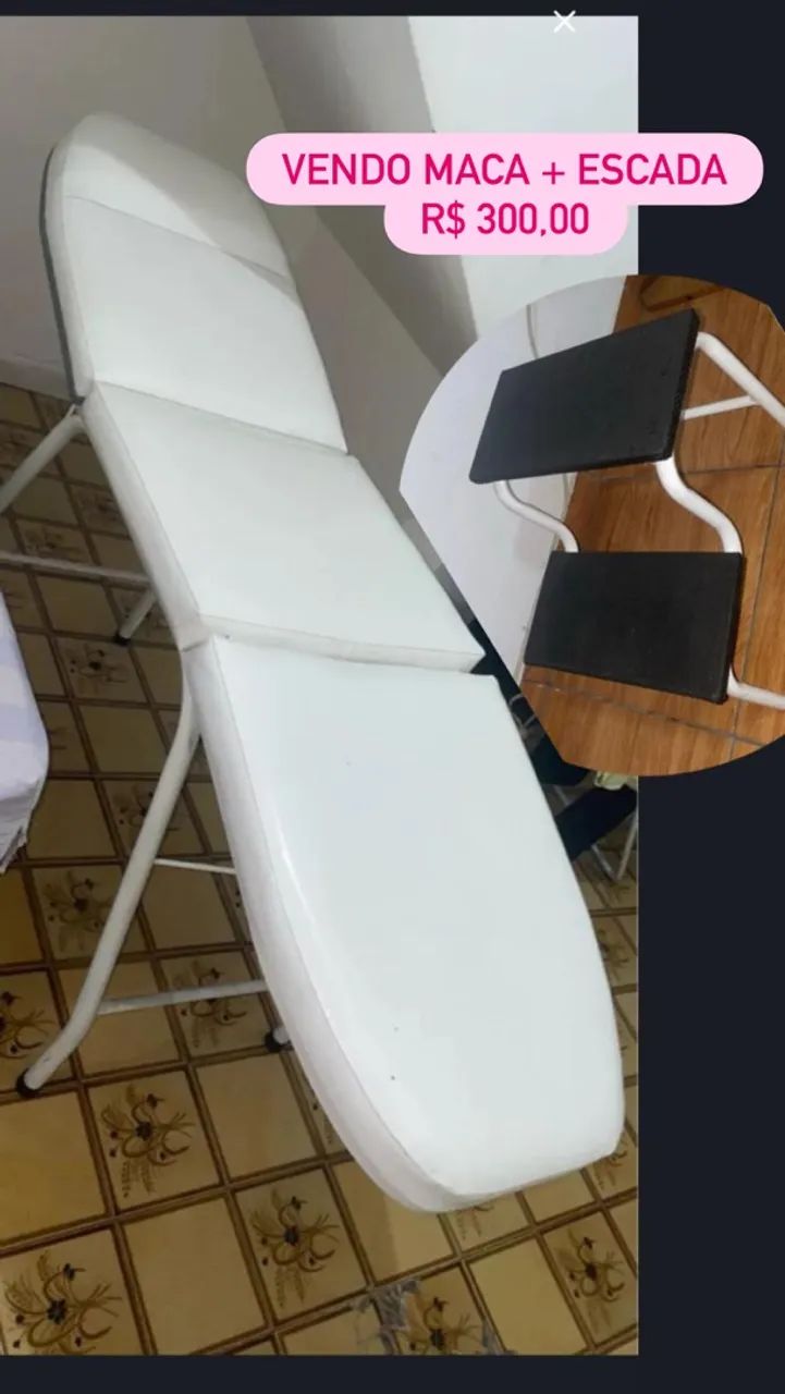 Maca de Estética 3 posições + Escada