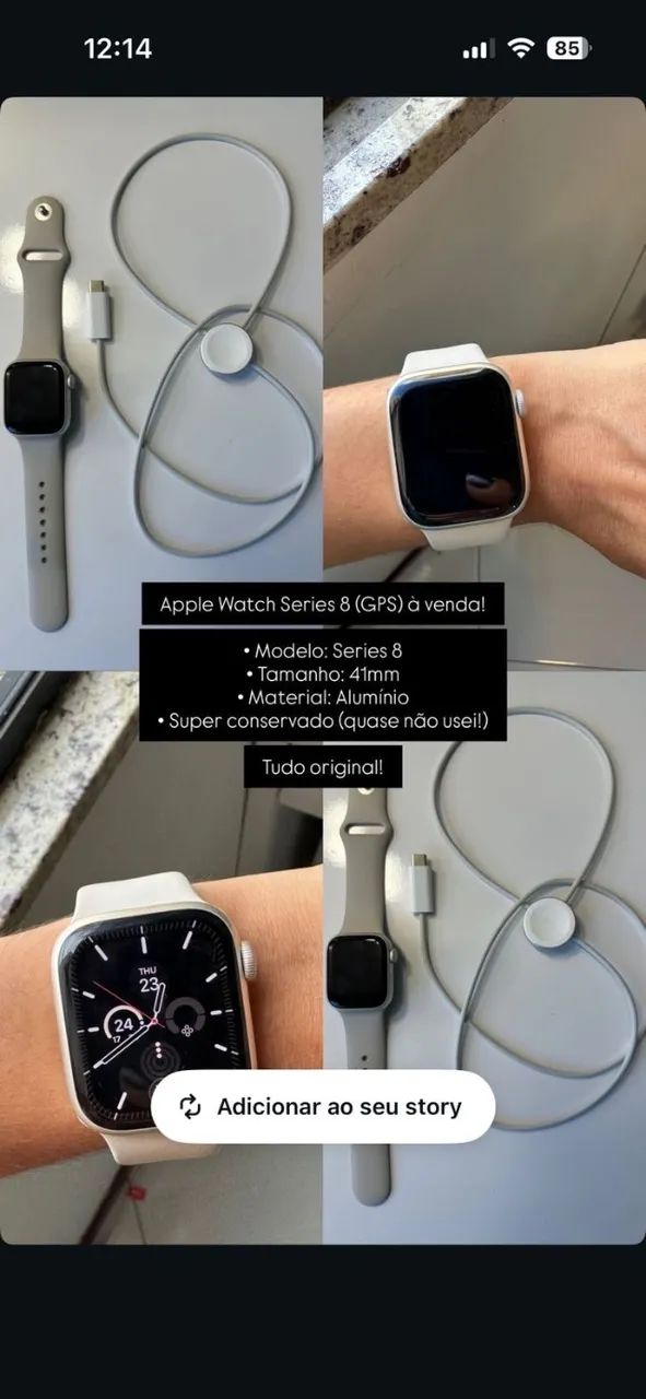 Apple Watch séries 8 - Smartwatches - Candeias, Vitória da
