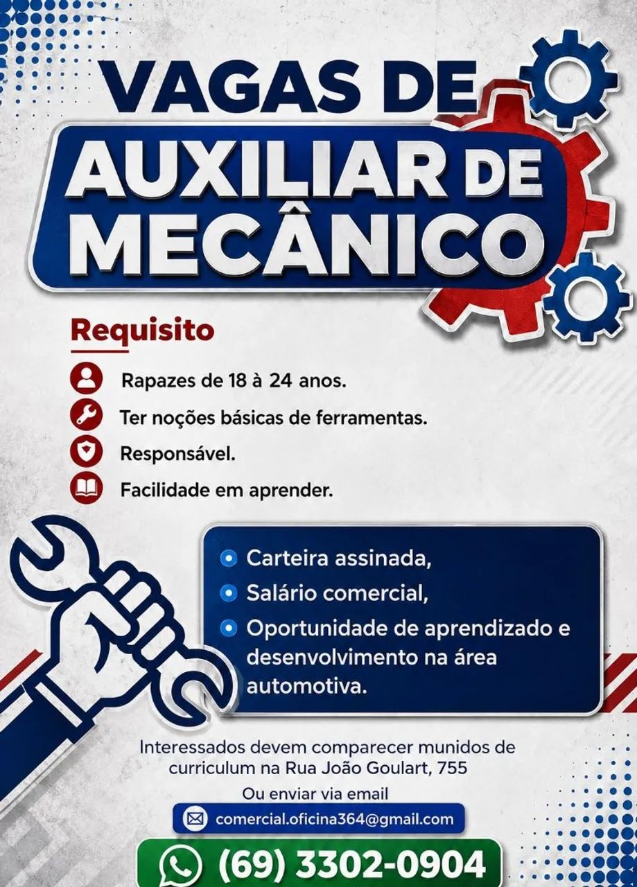 Auxiliar de Mecânico 