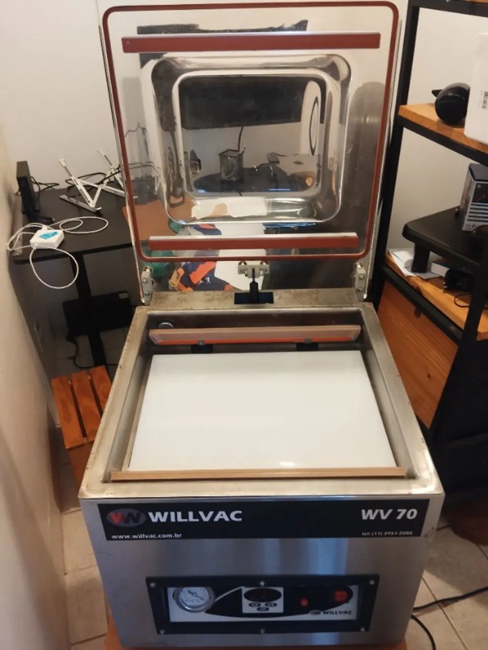 Seladora a Vácuo Willvac WV70 220V 6 a 8KG - Foto 3