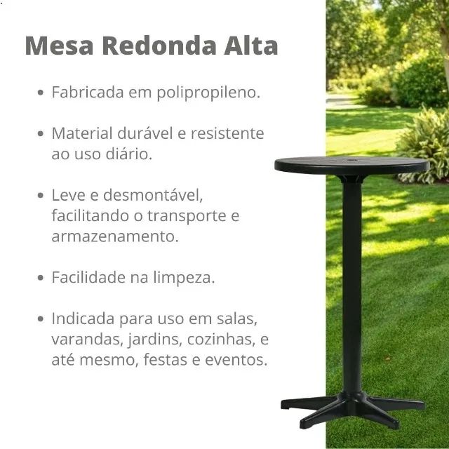 Mesa Redonda Festa Preta Plastex - Foto 4
