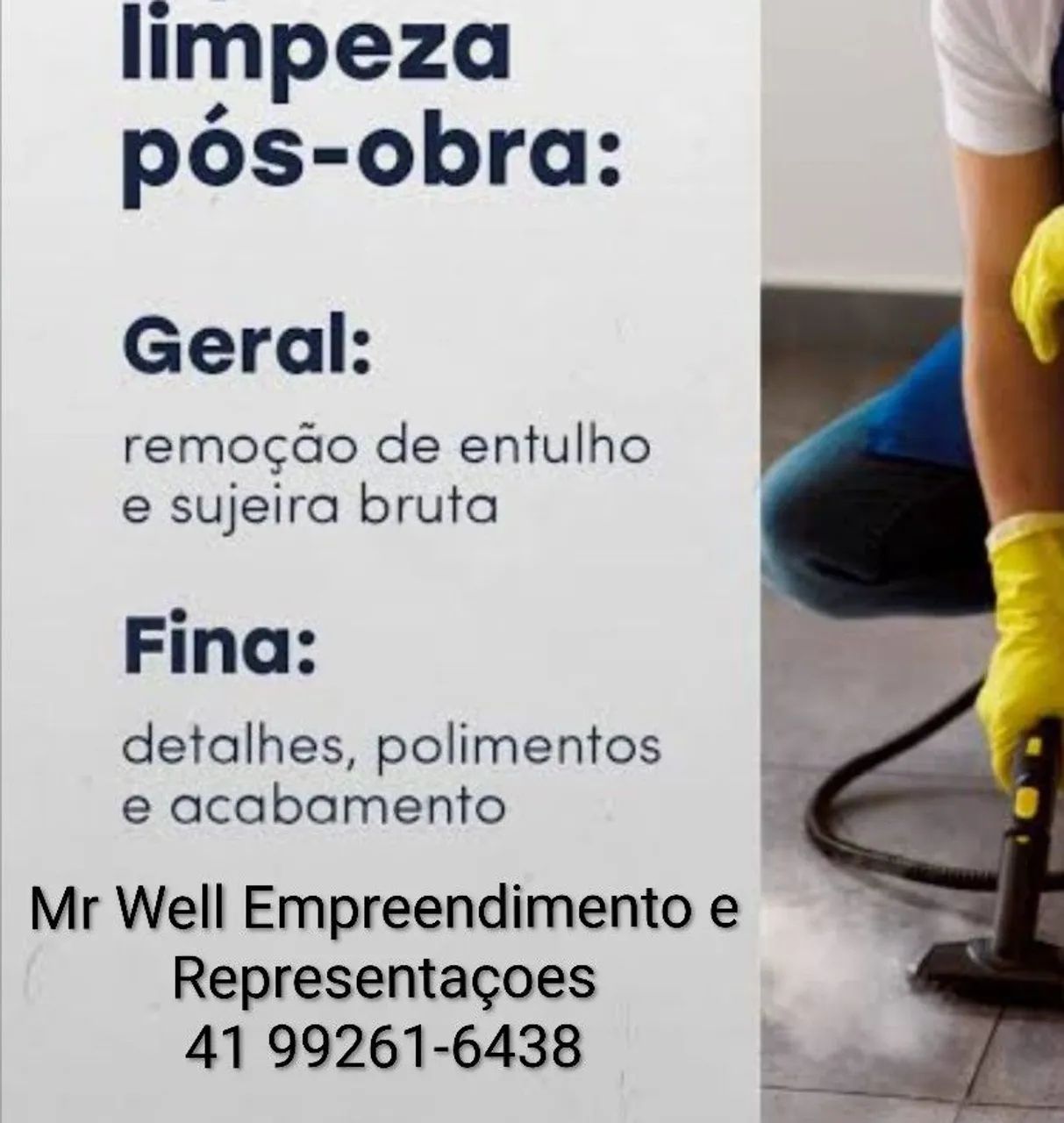 Limpeza pós Obra 