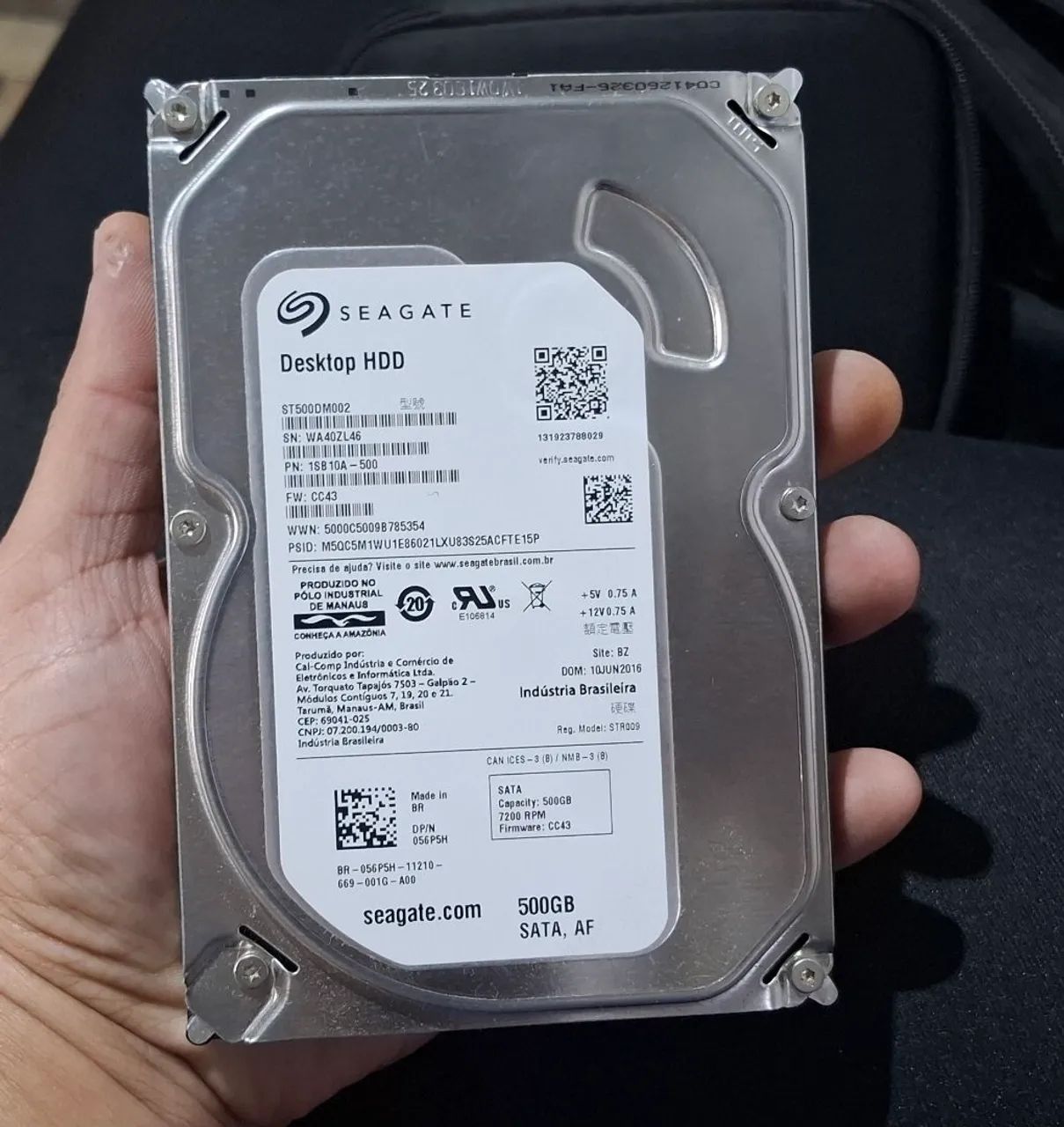 HD 500gb Seagate (funcionando perfeitamente) - Foto 2