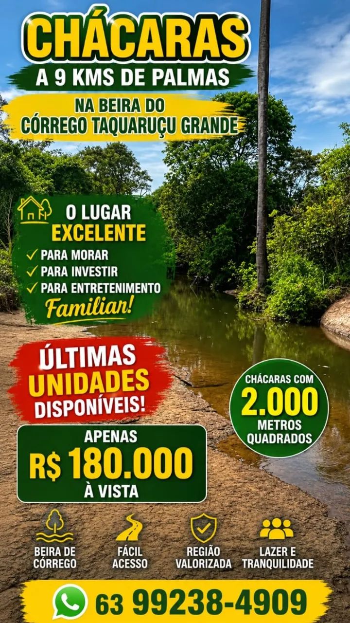CHÁCARAS NO CÔRREGO TAQUARUÇU GRANDE - Foto 2
