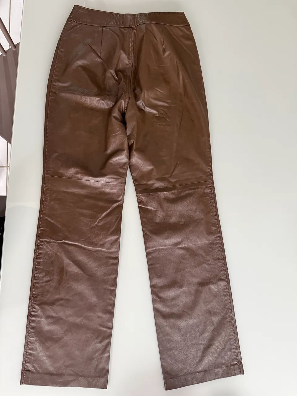 Calça  de couro  tamanho 36  - Foto 3