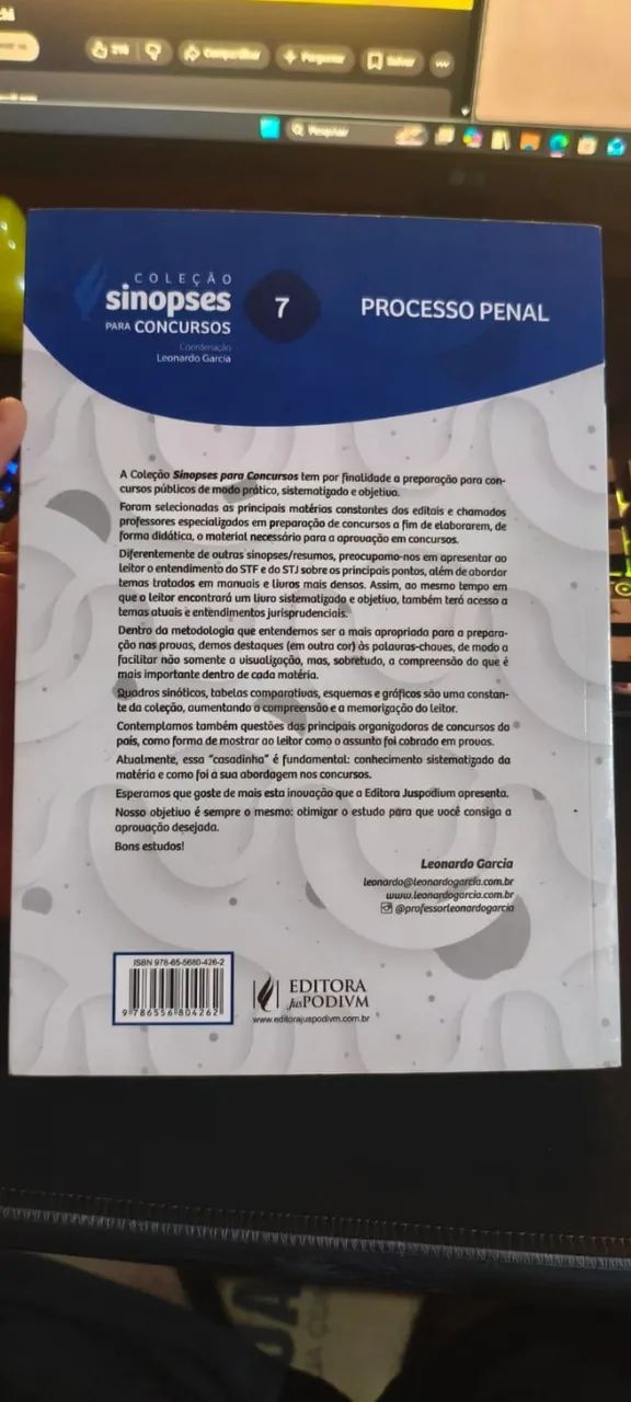 SINOPSE DIREITO PROCESSUAL PENAL JUSPODIVM - Foto 4