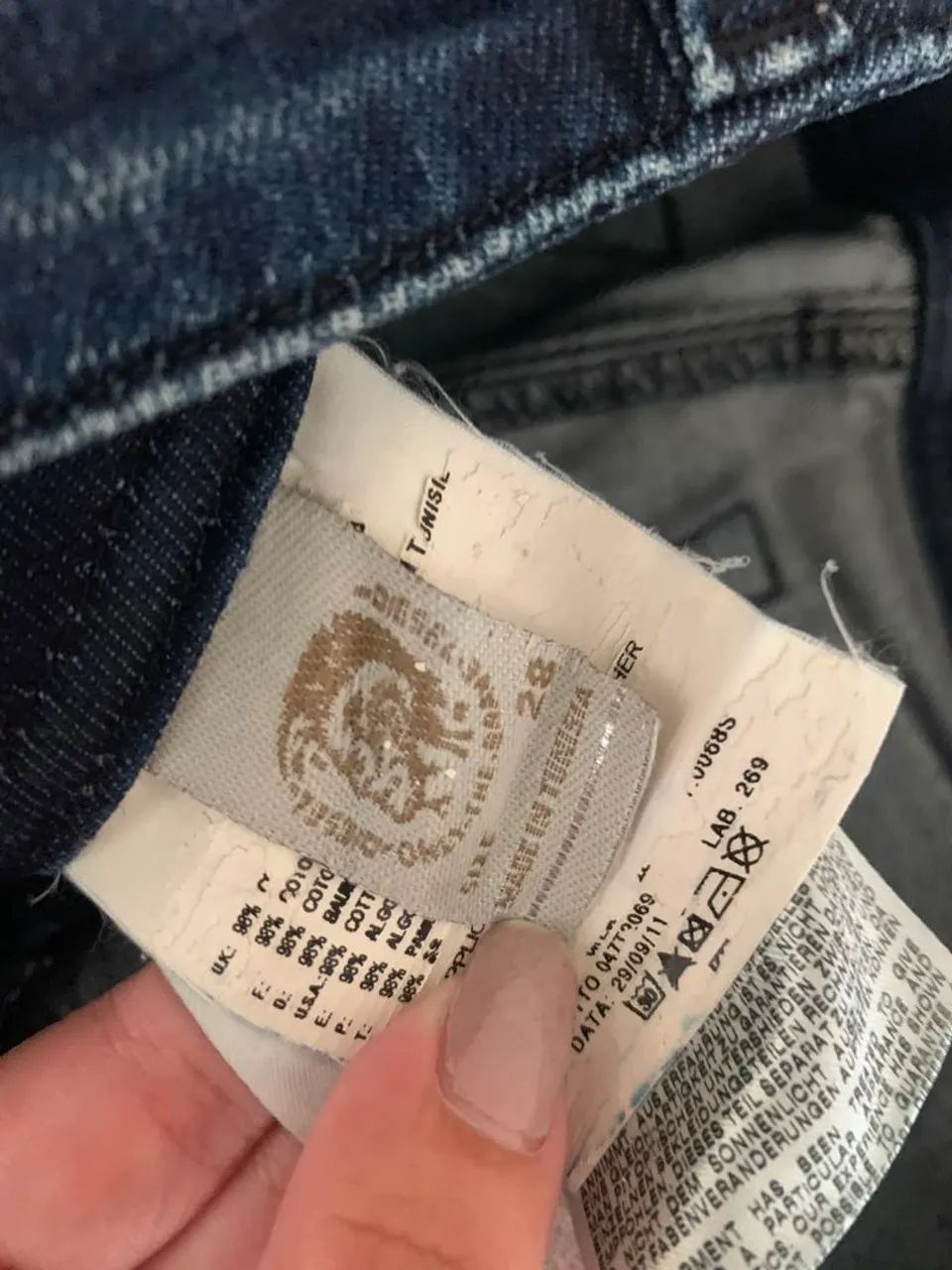 Calça Diesel Cherock Wash 0068S - Foto 5