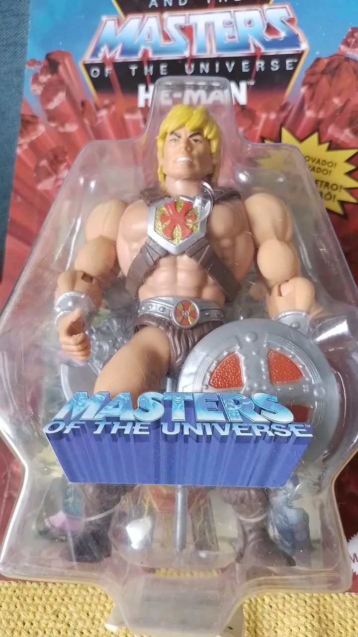 Boneco Masters Of The Universe He-Man Edição 40 anos - Foto 6