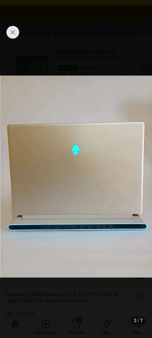 Notebook alienware x16 R2 ZERO - Foto 3