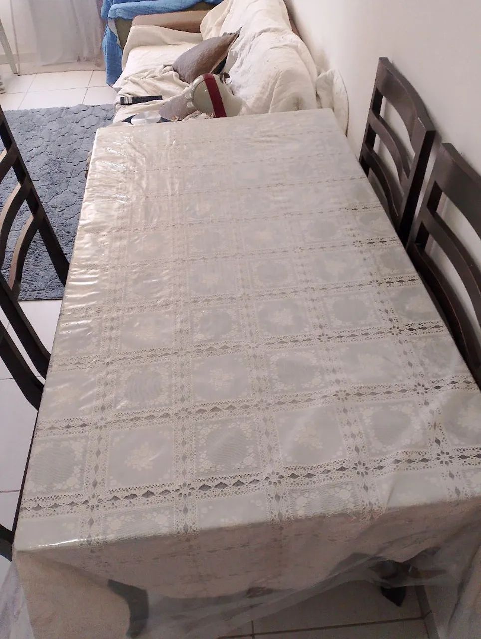 MESA DE JANTAR VIDRO 4 L - Foto 3