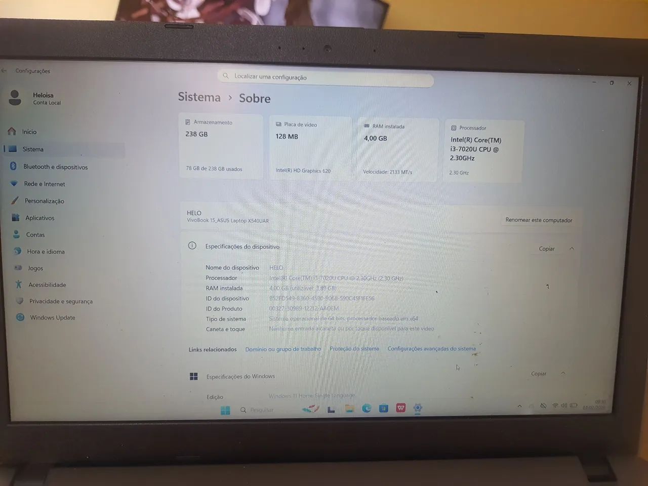 NOTEBOOK I7 4 GERAÇÃO  - Foto 2