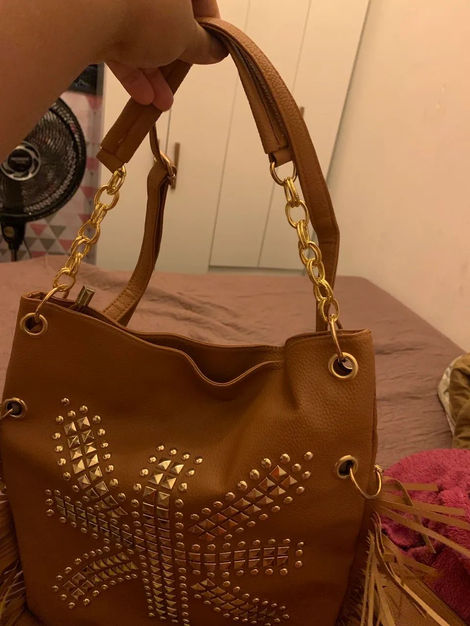 Bolsa grande marrom 