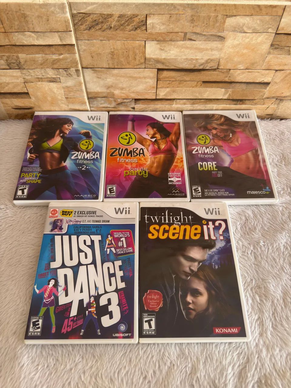 Lote com 5 Jogos de Nintendo Wii originais ( faço envio ) - Jogos