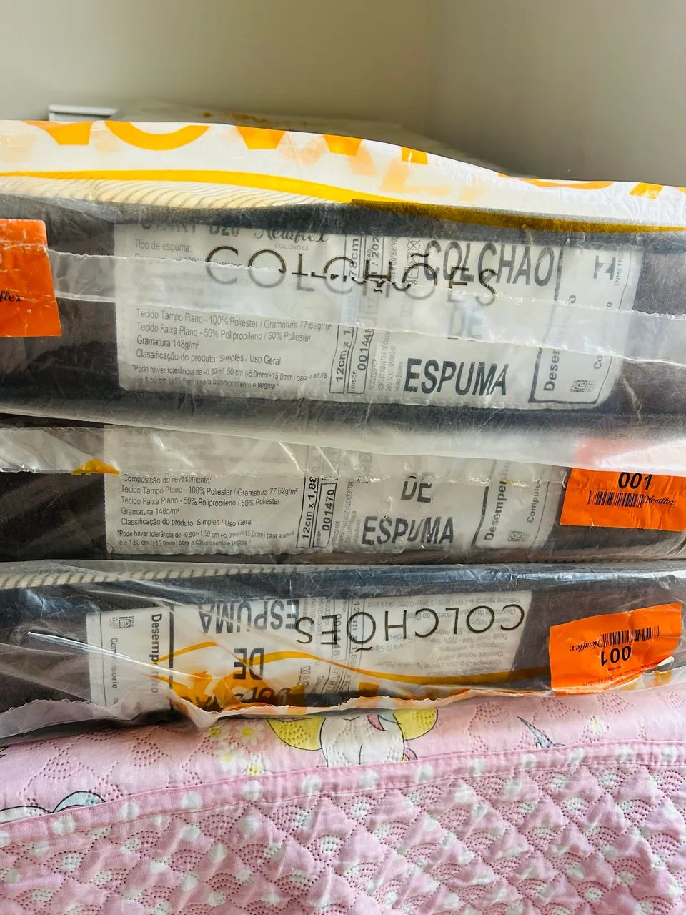 Colchão solteiro espuma (ainda na embalagem) - Foto 4