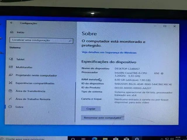 Computador Hp I5 8GB-Windows 10 - Foto 4