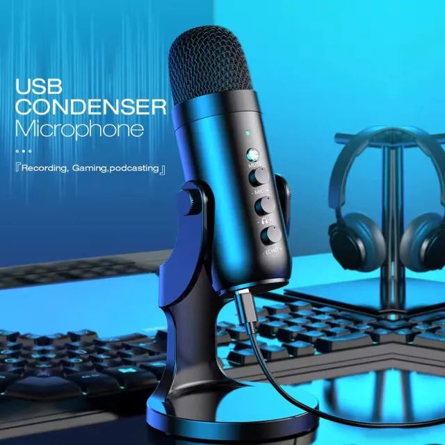 Microfone Condensador USB Haomuren K66-C - Professional Studio - Novo - Foto 4