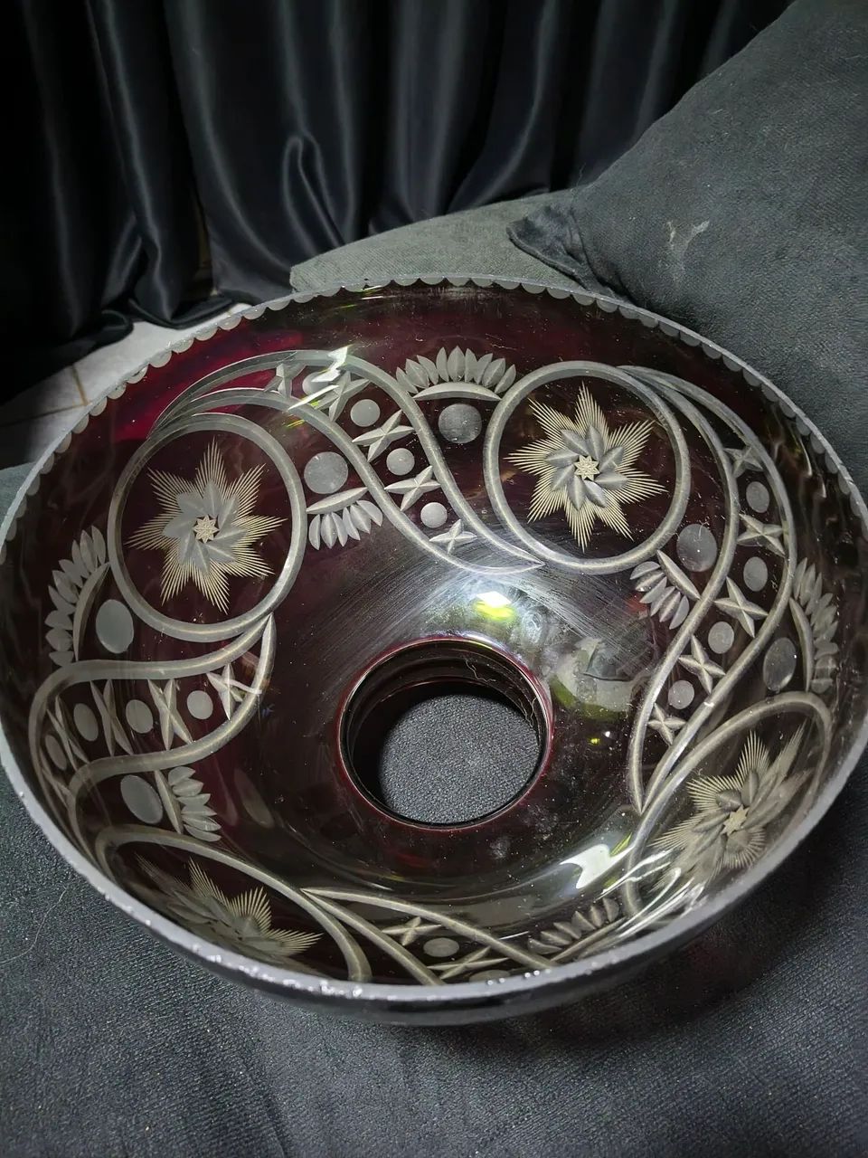 Cúpula abajur âmbar  - Foto 2