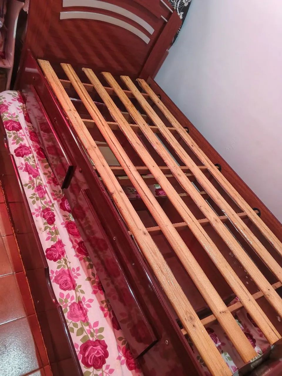 Cama solteiro com auxiliar  - Foto 2