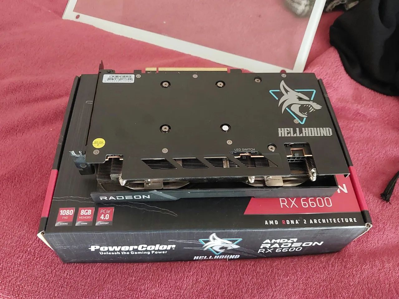 Placa de Vídeo PowerColor Hellhound Radeon RX 6600 8GB - Foto 2