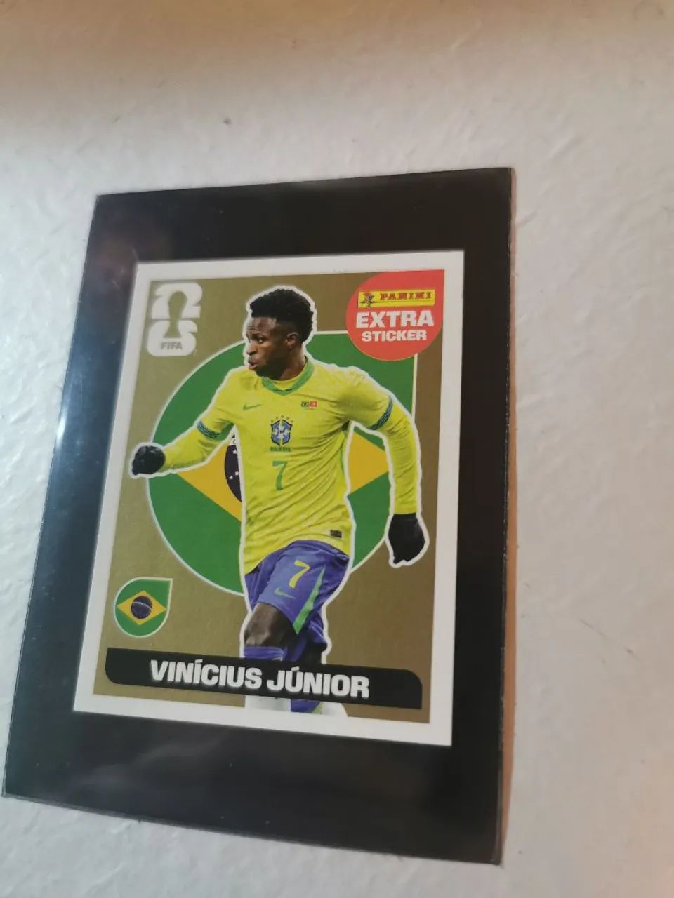 Figurinha Legend Gold Vinícius Júnior  - Foto 3