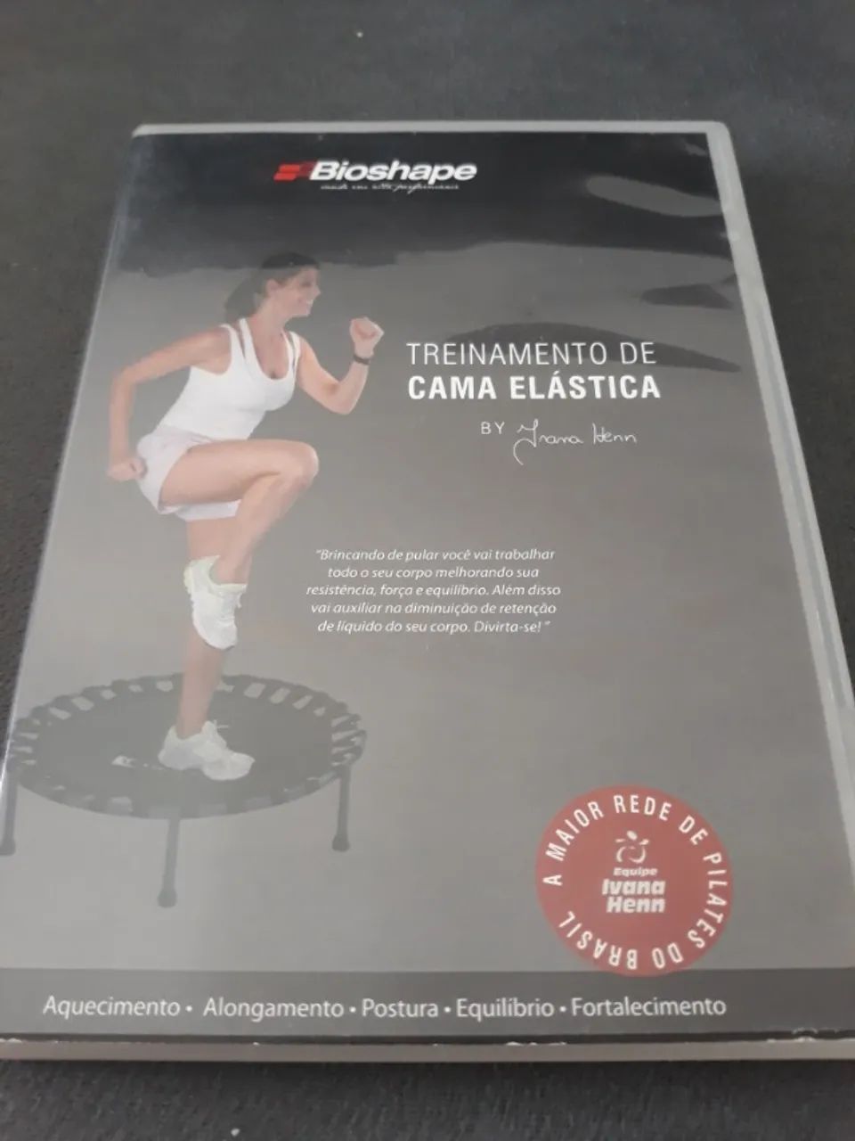 Coleção Exercícios 4 dvds Bioshape Pilates e Cama Elástica e Treino Corrida -- Ler Anúncio - Foto 4