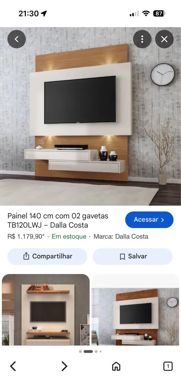 Painel de tv Dalla Costa  - Foto 3