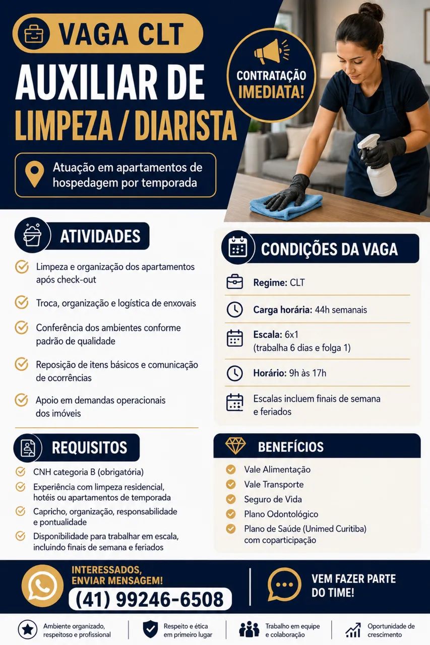 Vaga camareira