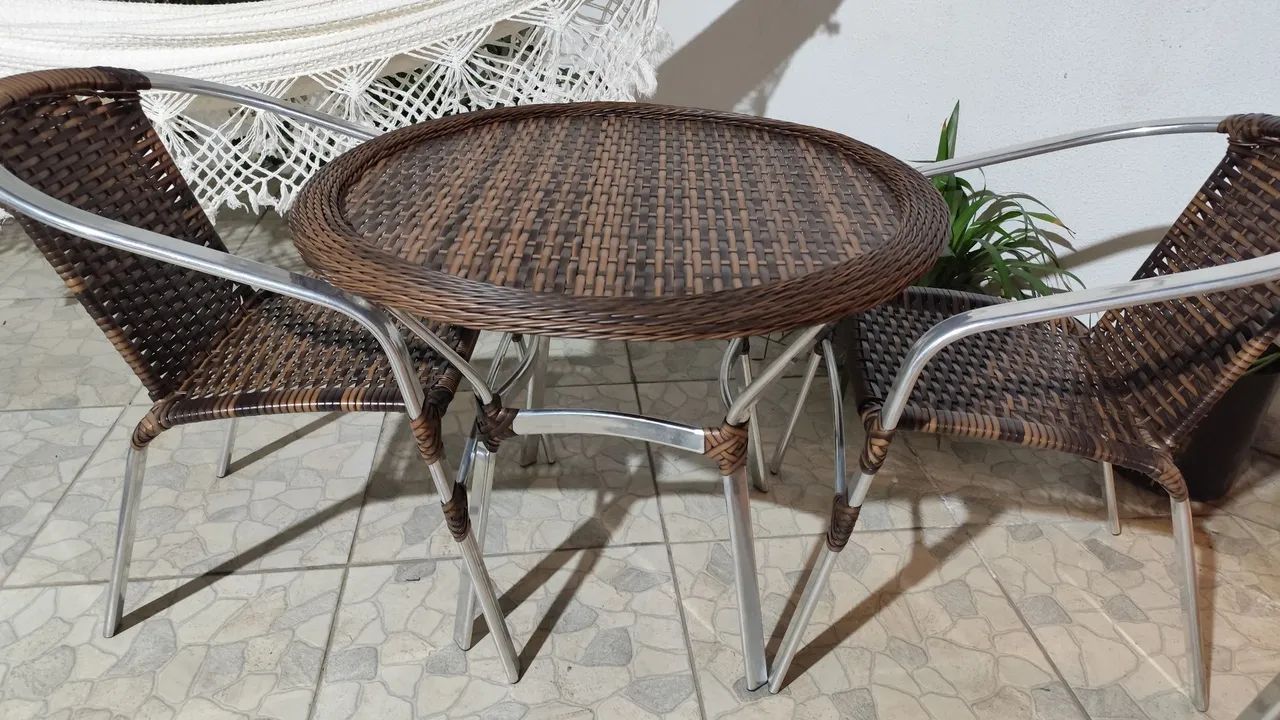 Mesa com 4 cadeiras (área externa) - Foto 2