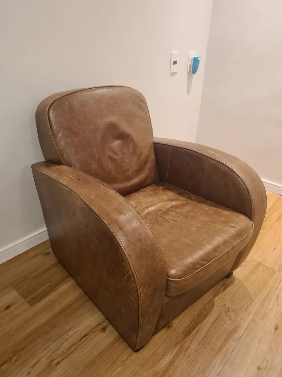 Poltrona de couro 