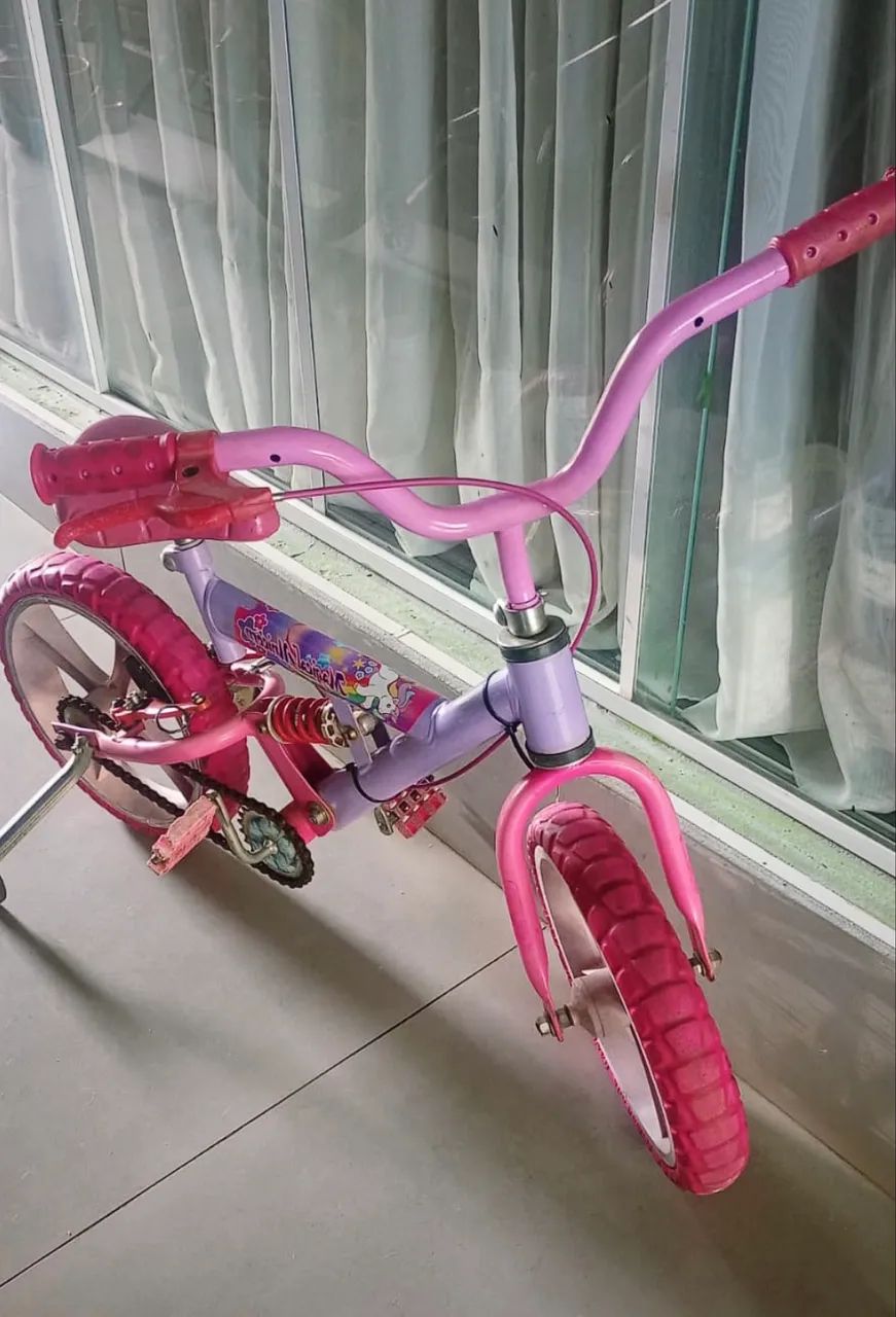 Bicicleta infantil Unicórnio Aro14.