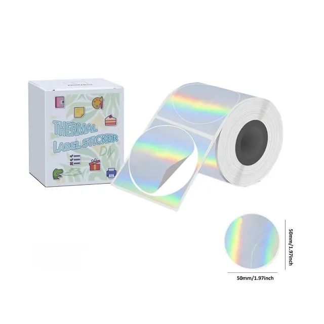 50 Etiqueta Térmica Holográfica Adesiva - Foto 3