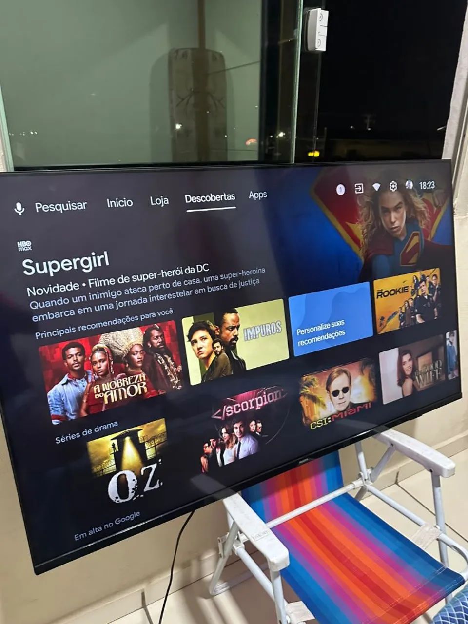 Smartv 55 4k Android Philips semi novo  - Foto 5