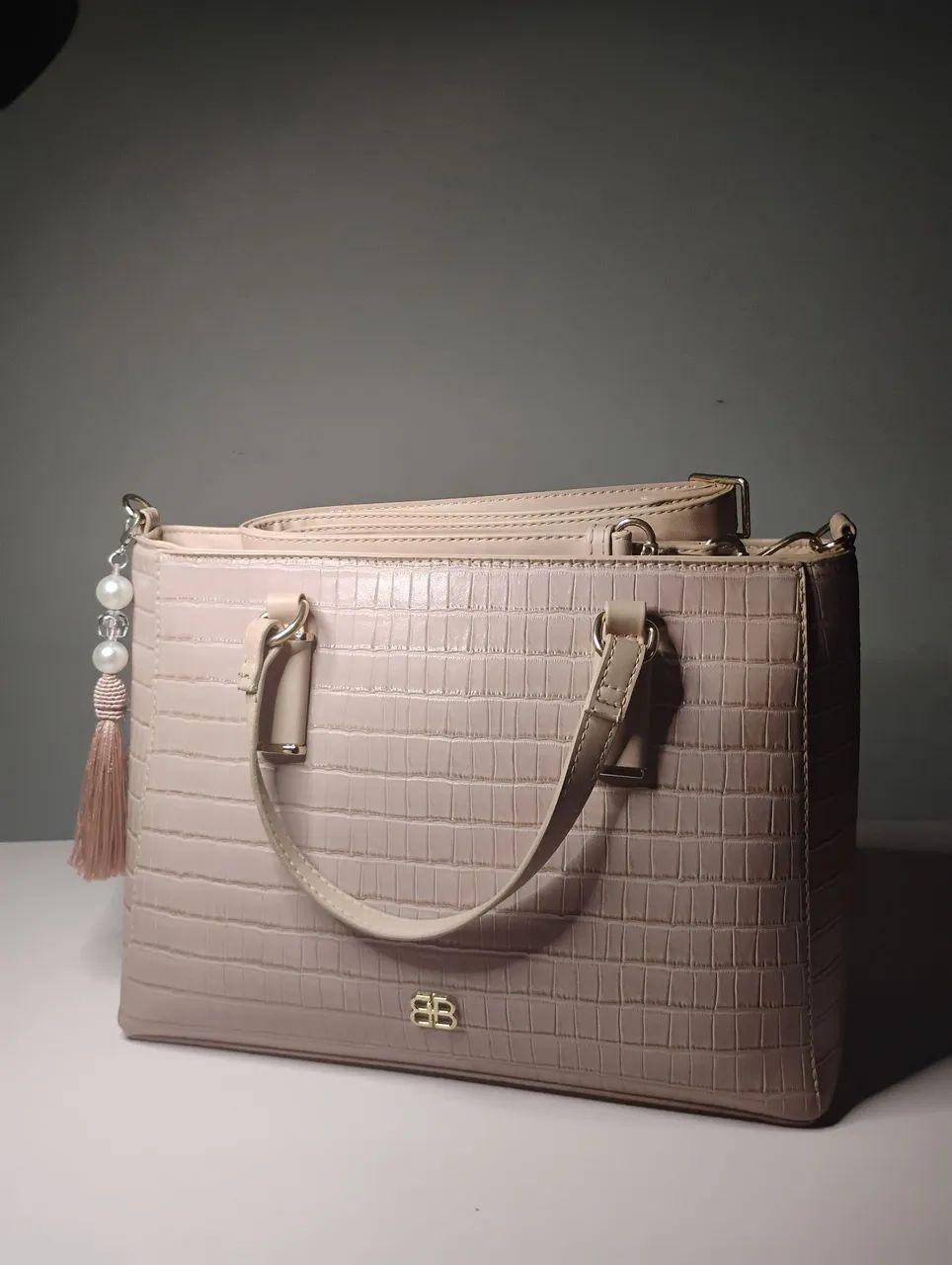 Bolsa Rosa Grande Feminina 