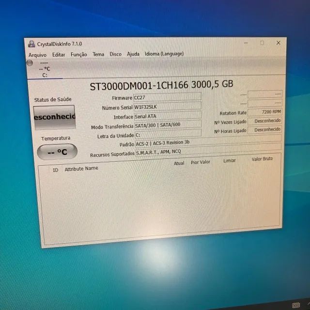 HD Seagate Barracuda 3TB ST3000DM001 SATA 3,5" Funcionando - Foto 3