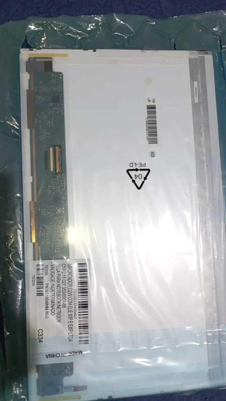 Tela LCD LED Notebook 15,6" LP156WH3 (TL)(A2) - Nova - Foto 2