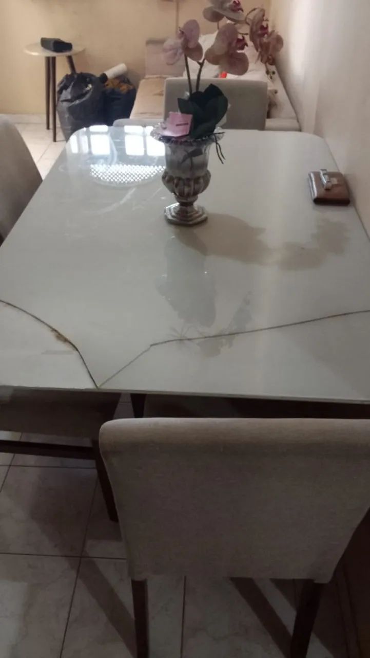 Vendo mesa, sofá e poltrona - Foto 4